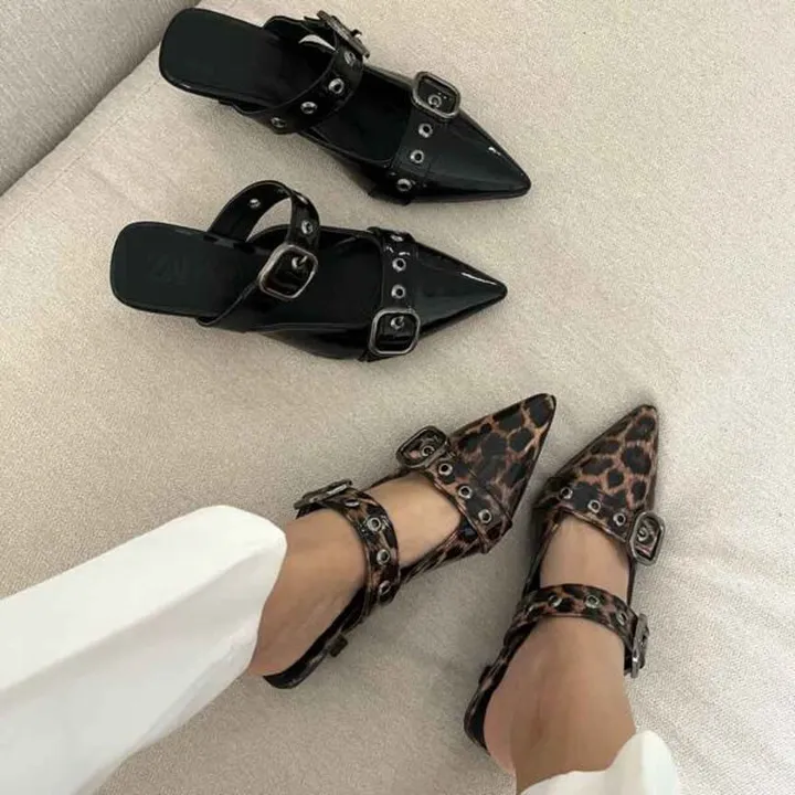 کفش پاشنه بلند سگک دارکد 140981