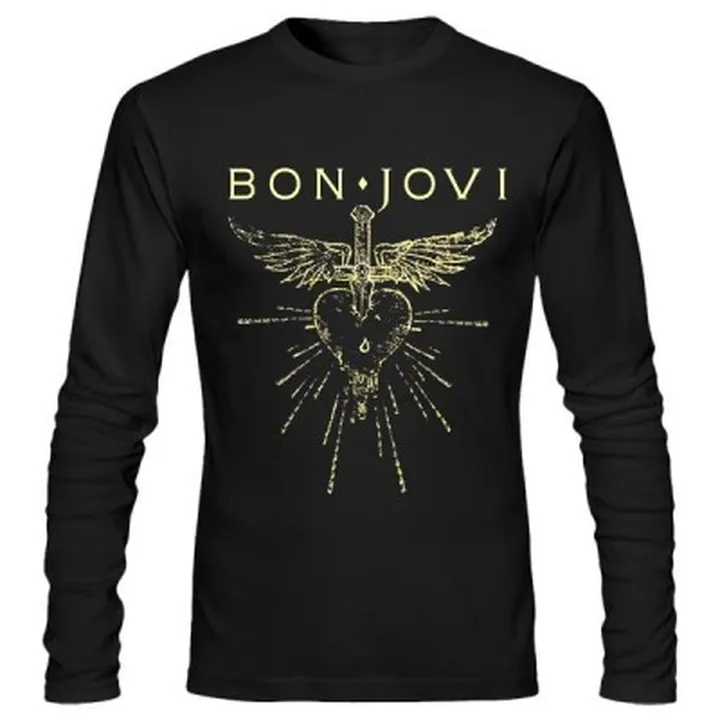 تیشرت آستین بلند Bon Jovi Heart & Dagger