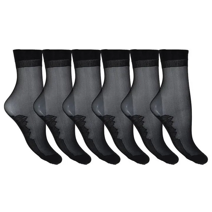 جوراب زنانه کد 005 بسته 6 عددی