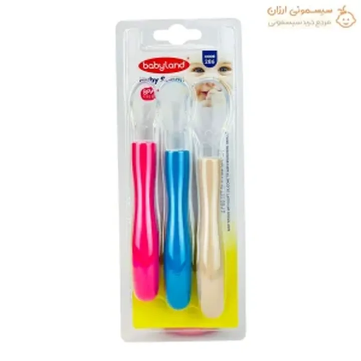 قاشق سیلیکونی سه عددی بیبی لند مدل ۲۸۶
