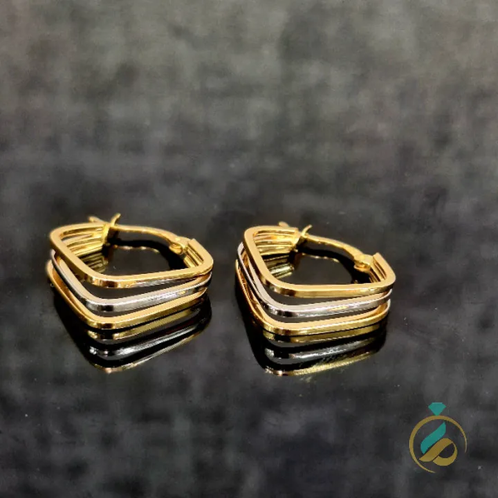 گوشواره نازلی مربع