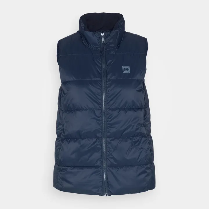 جلیقه زنانه گپ مدل logo puffer vest