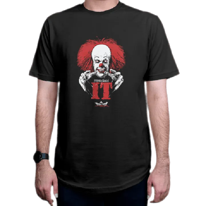 تیشرت طرح فیلم IT آن شخصیت Pennywise پنی وایز کد IT1-1