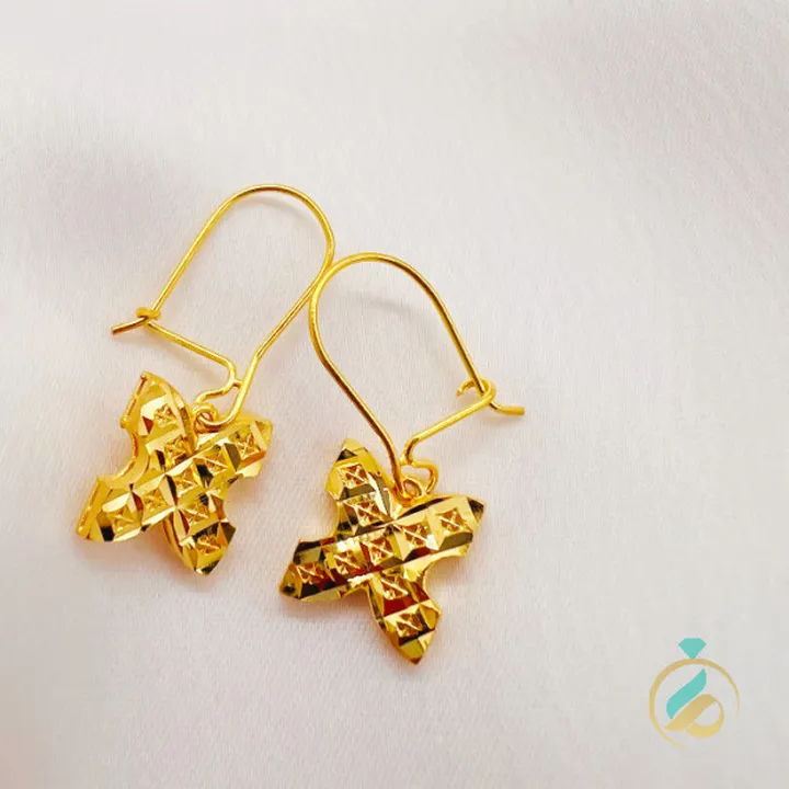 گوشواره طلا طرح طناز یکتاخواه