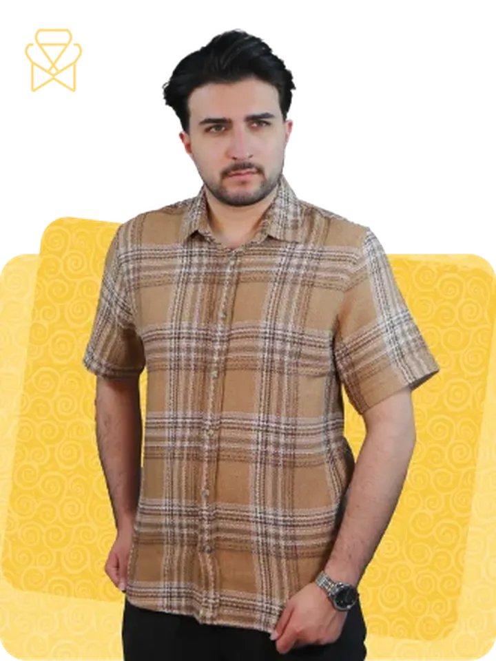پیراهن کنفی کوتاه کد410117