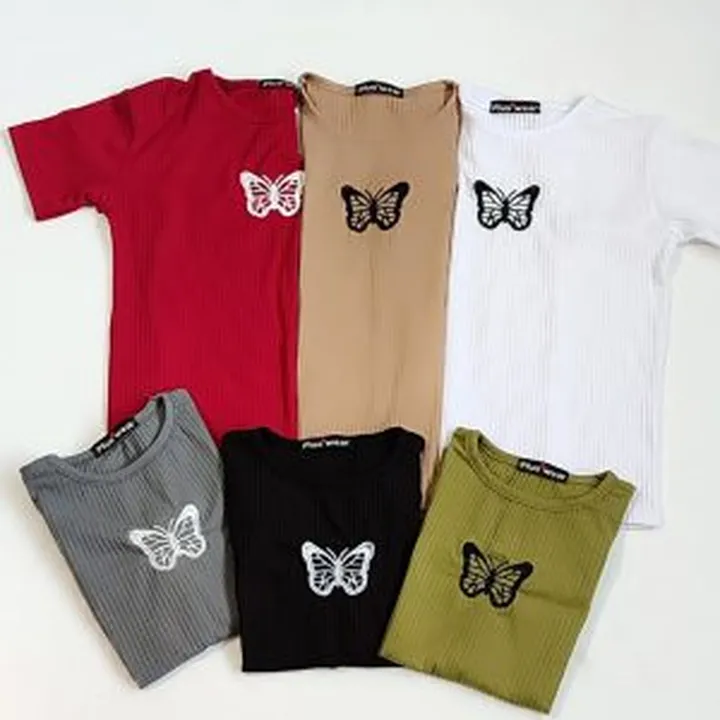 تیشرت گلدوزی پروانه ۲۶۰۰۰۵۹۴