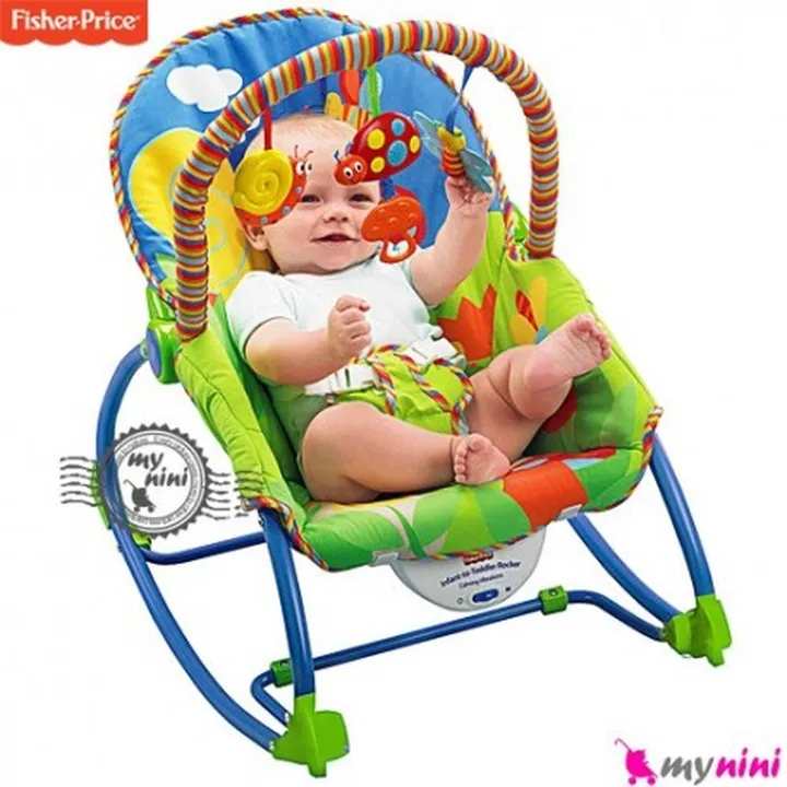 گهواره برقی موزیکال و صندلی کودک فیشر...