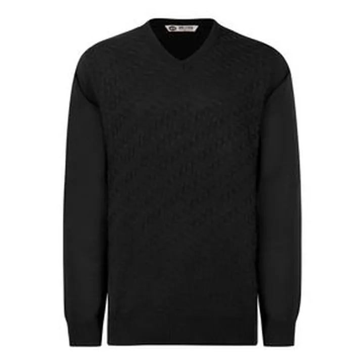 پلیور مردانه ام وی استار کد 620 رنگ‌ مشکی