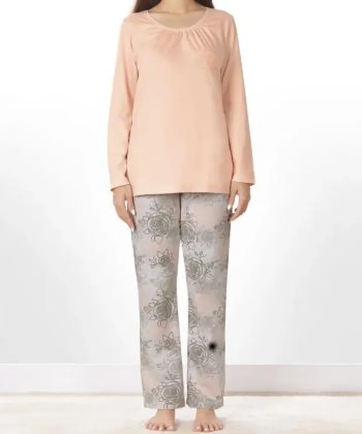 ست تيشرت آستين بلند و شلوار زنانه ناربن كد WS3951