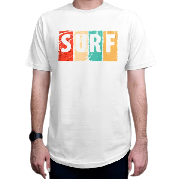 تیشرت تمام پنبه طرح surf