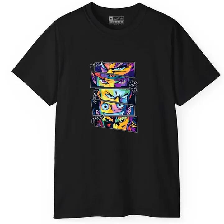 تی شرت آستین کوتاه مردانه پاد آفرین مدل انیمه کد 0...