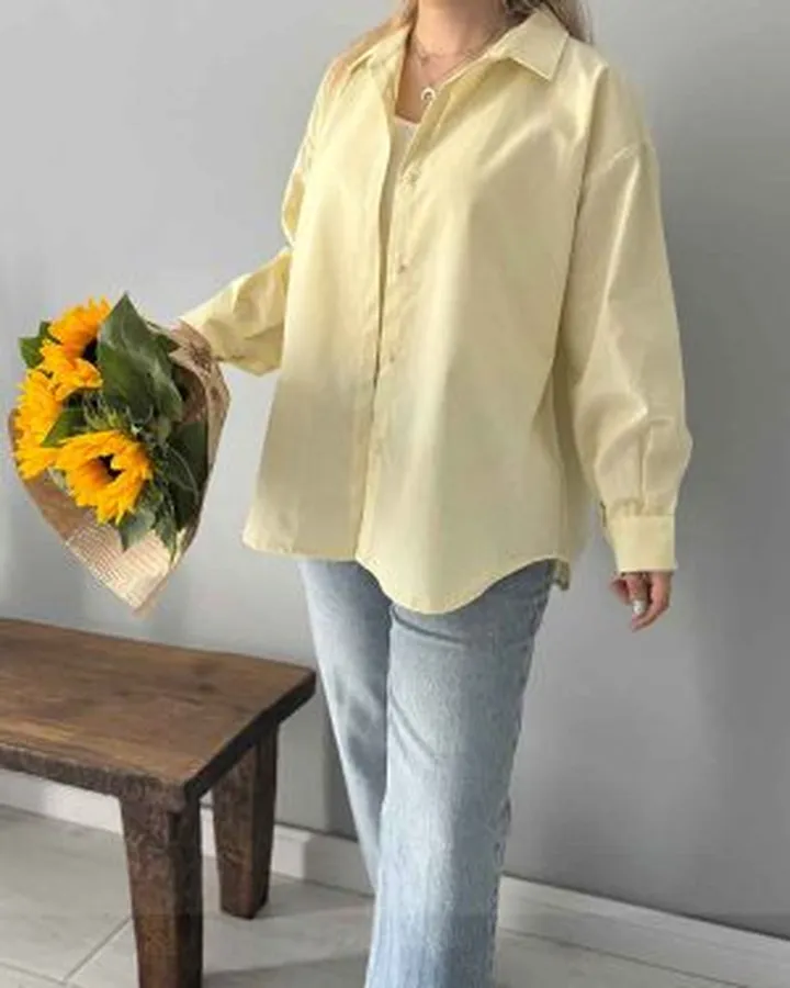 شومیز Milano (زرد کره ای)