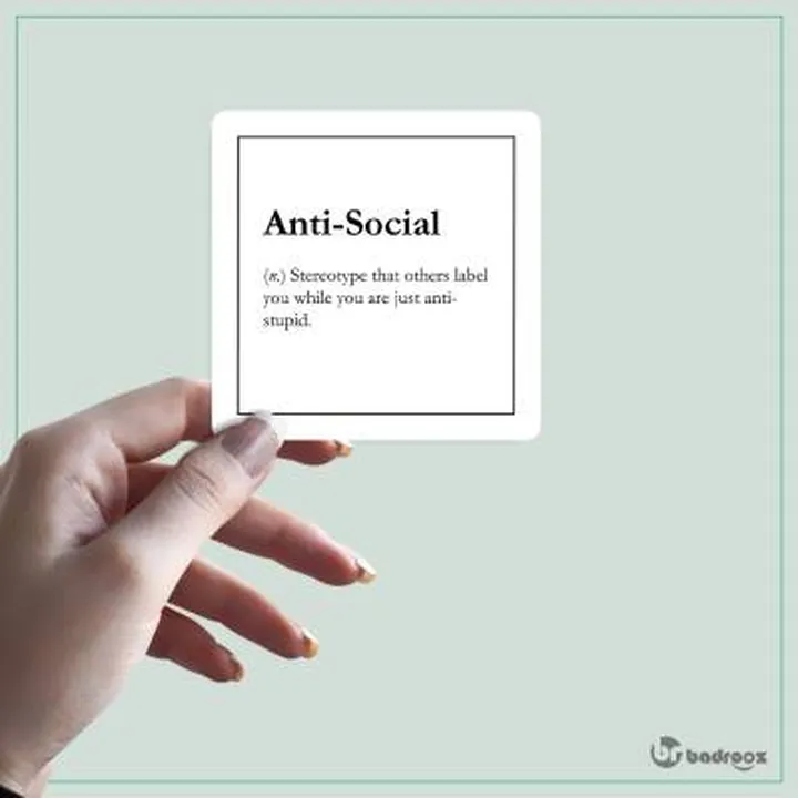 استیکر anti social