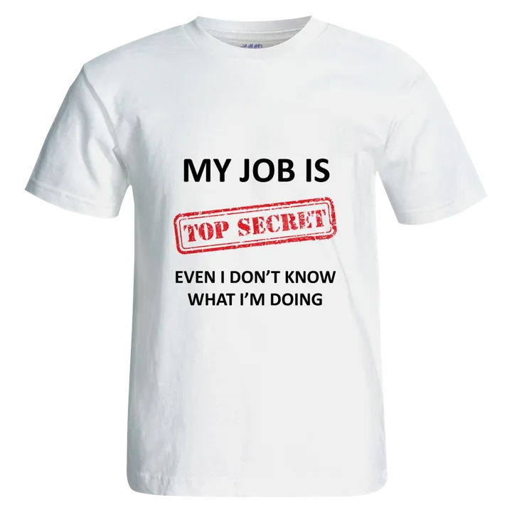 تیشرت My job is top SECRET مدل AS1