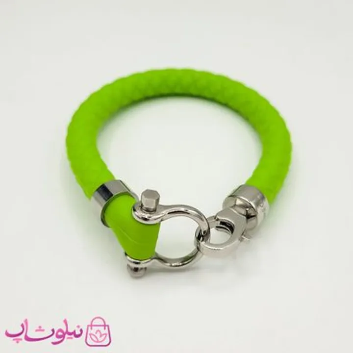 دستبند امگا رابر زنانه سبز کیفیت مستر