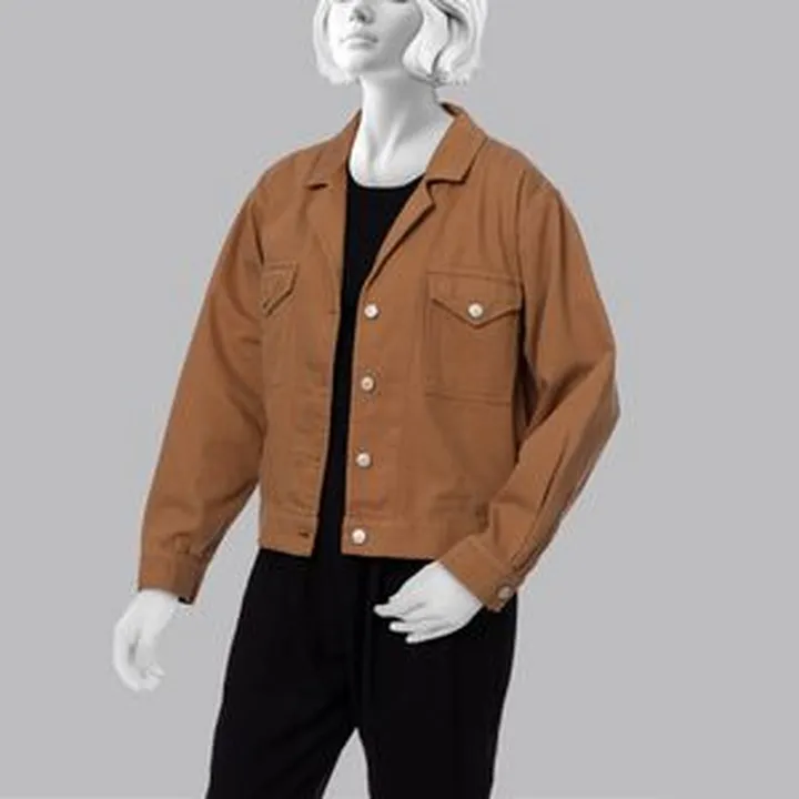 کت زنانه آر اِن اِس مدل 11122213 رنگ نسکافه‌ای