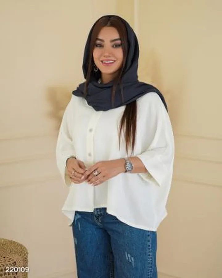شومیز جلو بسته مدل رادمان کد 2201