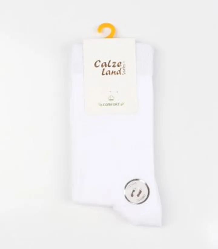 جوراب ساق بلند نخی زنانه ساده کد 115145