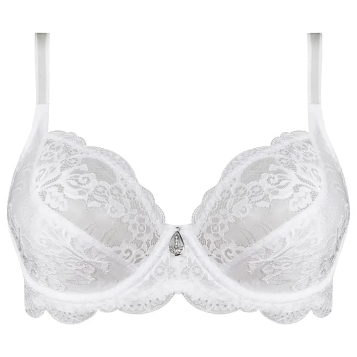 سوتین زنانه لین مدل فنردار کد 4680-513 رنگ سفید