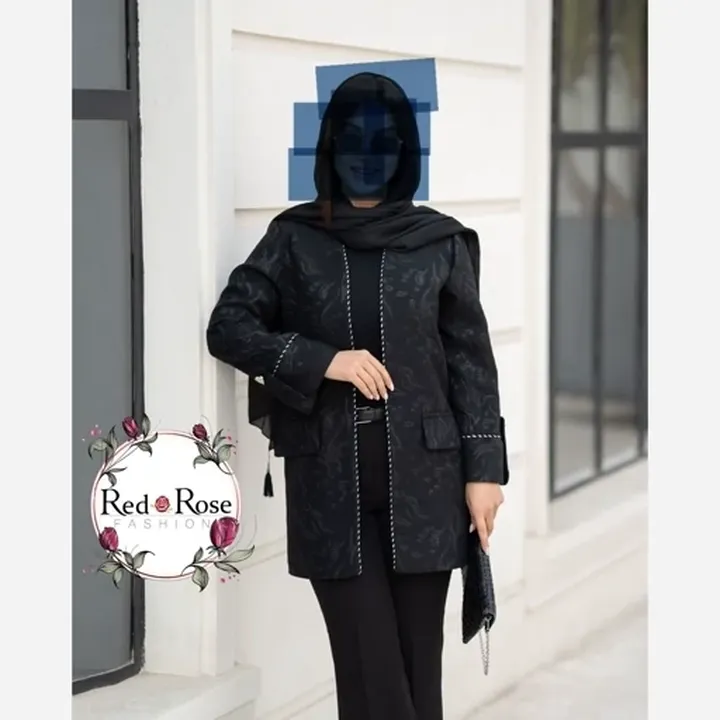 مانتو مزونی زنانه دخترانه ماهدخت زنانه دخترانه ژاکارد مناسب 38 تا48