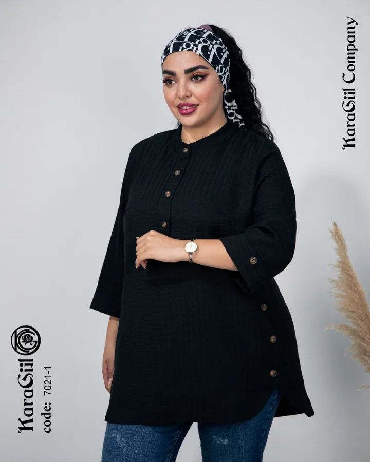 مانتو جلو بسته ۷۰۲۱