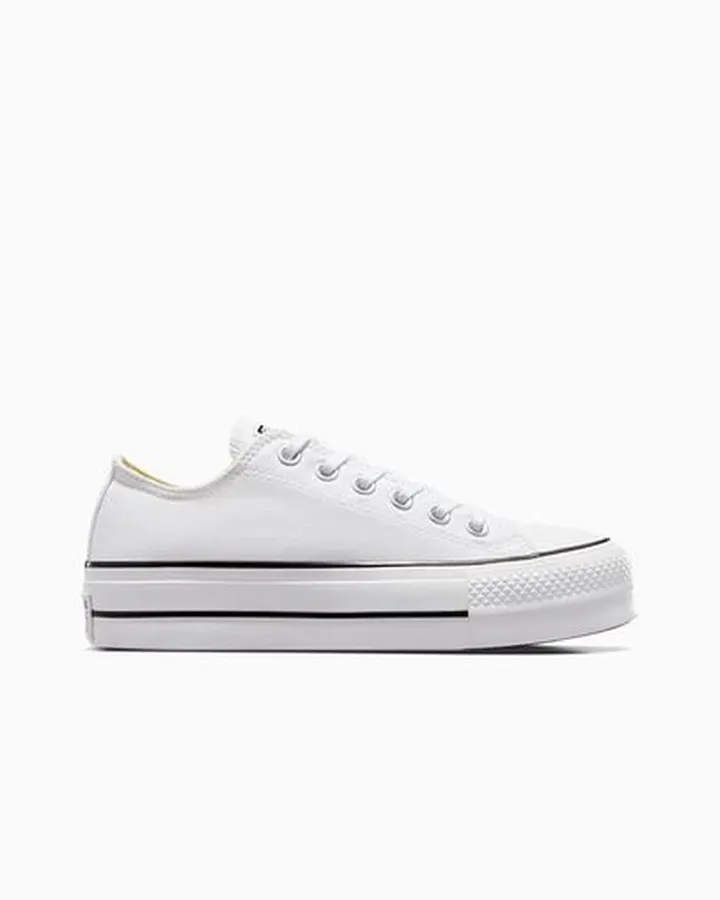 کفش اسپرت کانورس ال استار اصل سفید بدون ساق مدل converse all star classic