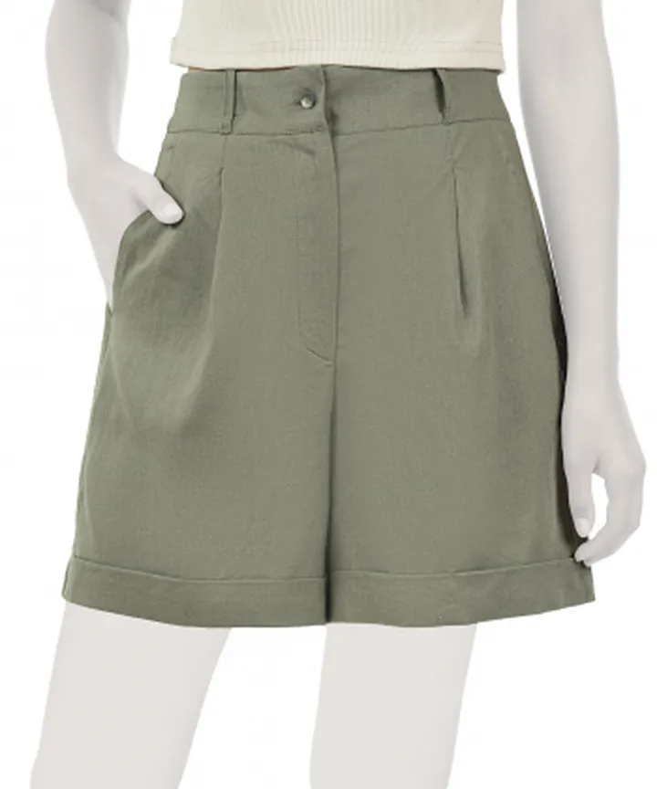 شلوارک پارچه ای زنانه سوپردرای مدل W19S53301C