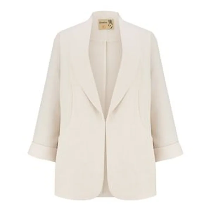 مانتو کتی زنانه السانا مدل هونیا کد 225309 رنگ شیری