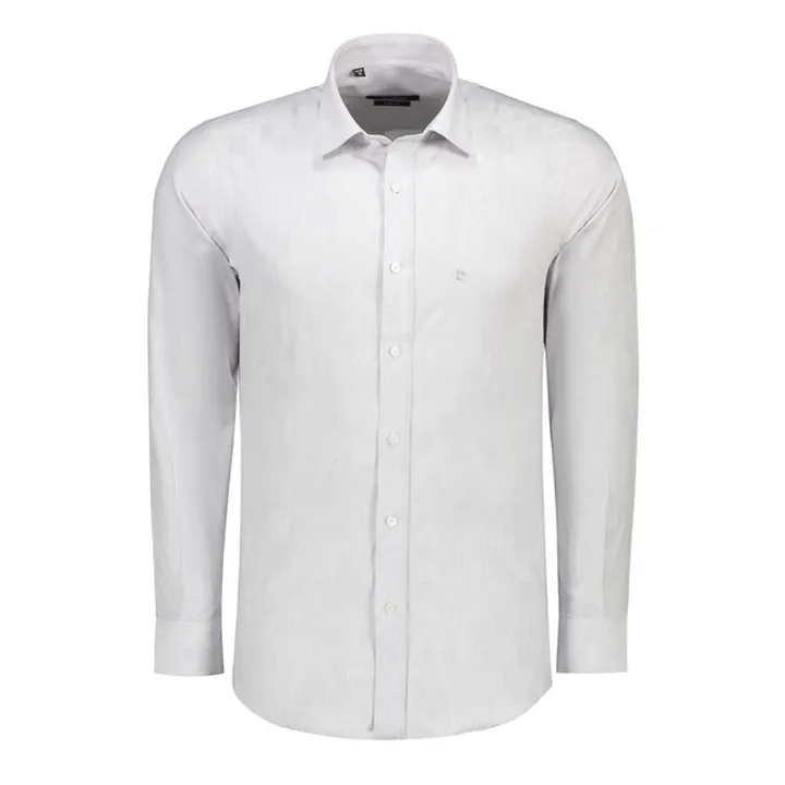 پیراهن آستین بلند یقه برگردان مردانه پیر کاردین مد...