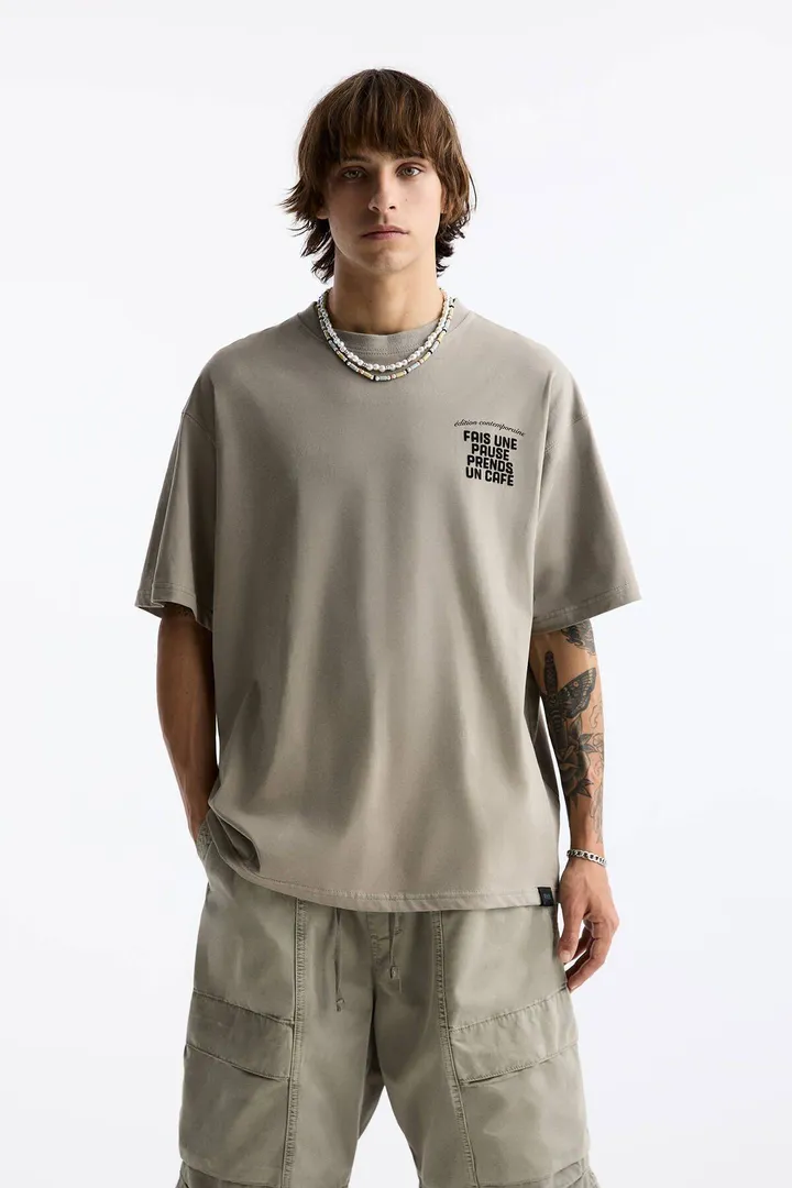 <span class="text-styled__StyledSpan-sc-d280c10c-1 dvOaRP">Pull & Bear< span>تیشرت آستین کوتاه طرح دار