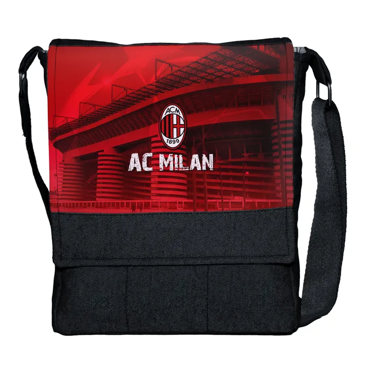 کیف رودوشی چی چاپ مدل طرح AC Milan کد 65530