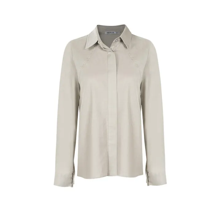 شومیز آستین بلند یقه انگلیسی زنانه سرژه مدل 207362...