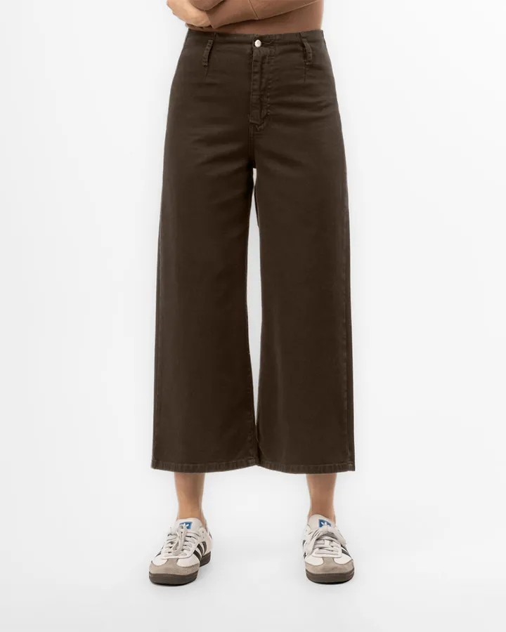 شلوار واید بگ قهوه ای زنانه 3102025 – قهوه‌ای تیره