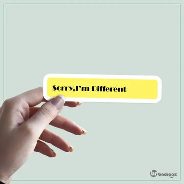 استیکر Different