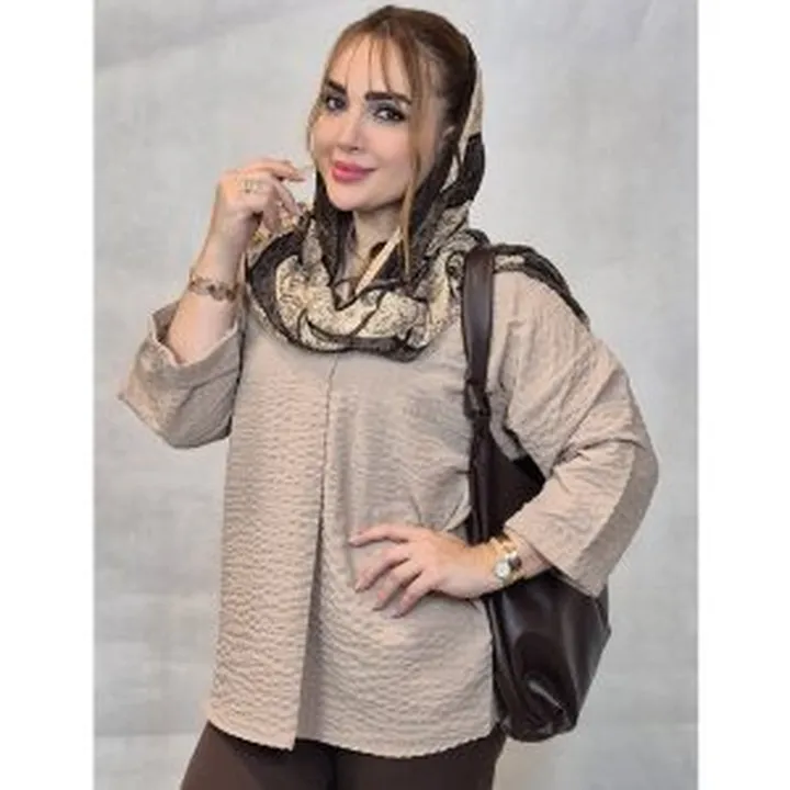 شومیز جلوبسته پفکی ۴۵۹۰۰۳