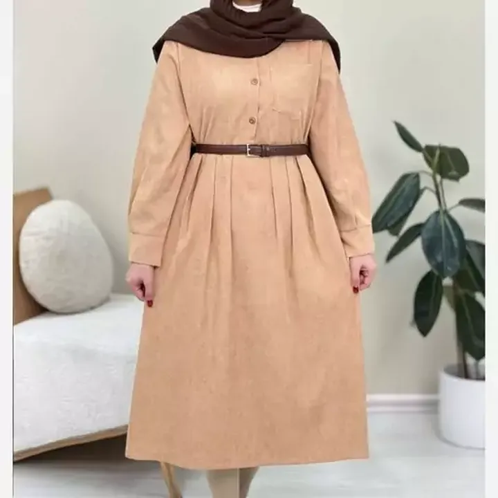 مانتو پیراهنی زنانه کبریتی پیراهن زنانه کبریتی بلند مانتو زنانه پاییزه ب�لند کبریتی فری سایز 