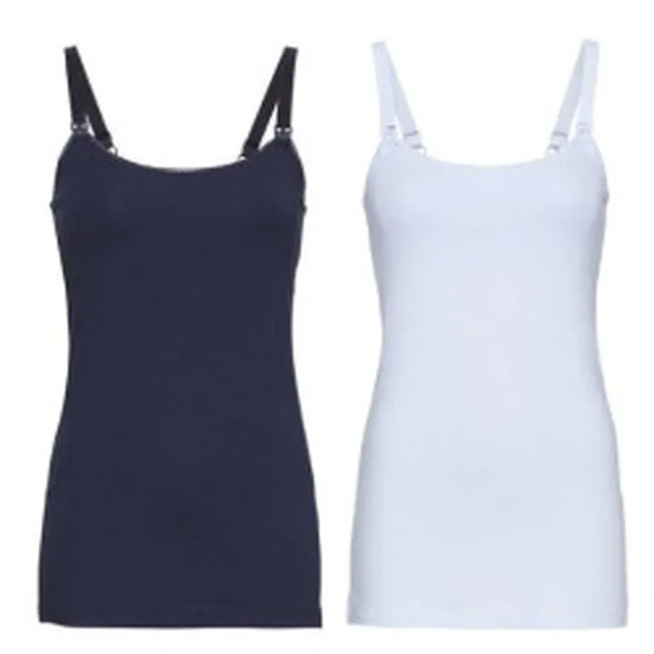 پک دوعددی تاپ شیردهی یقه...