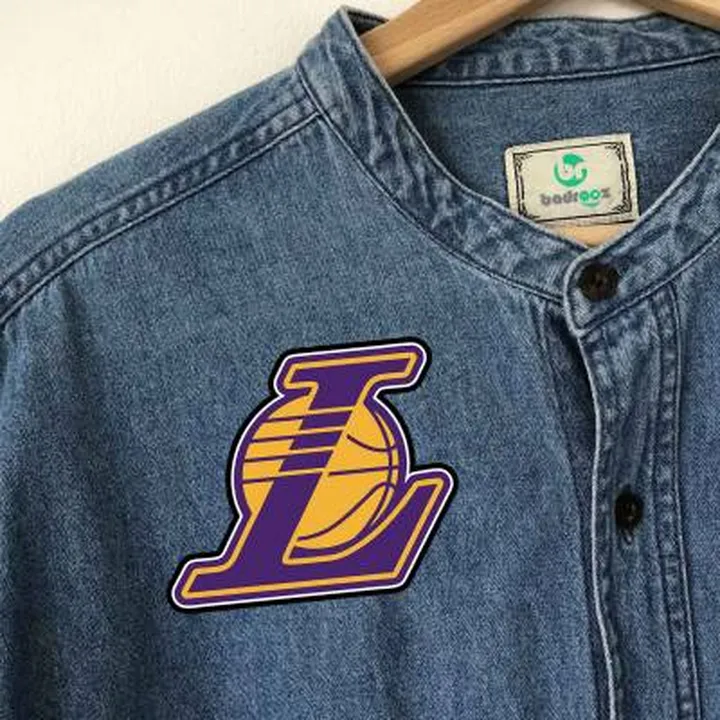 پچ حرارتی (برچسب لباس) لوگو تیم بسکتبال (LAKERS)