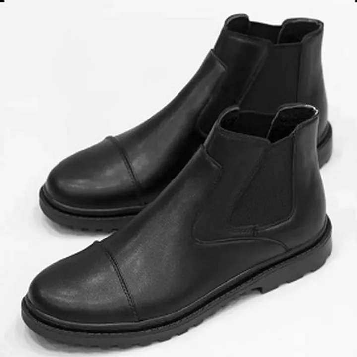 نیم بوت مردانه بغل کش مدل smith-مشکی