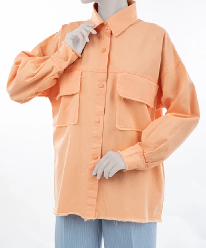 شومیز نخی آستین بلند زنانه اورمزد مدل AH87