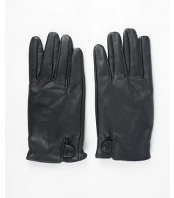 دستکش چرم طبیعی مردانه چرم مشهد Mashad Leather کد R0541-001