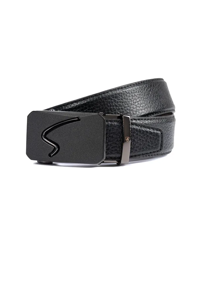 کمربند چرم مشکی ریلی فلوتر 11