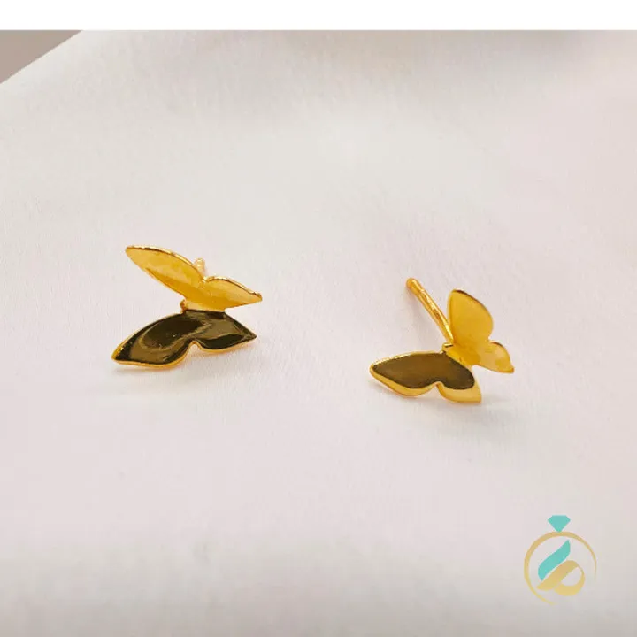 گوشواره طلا پروانه ی  یکتاخواه
