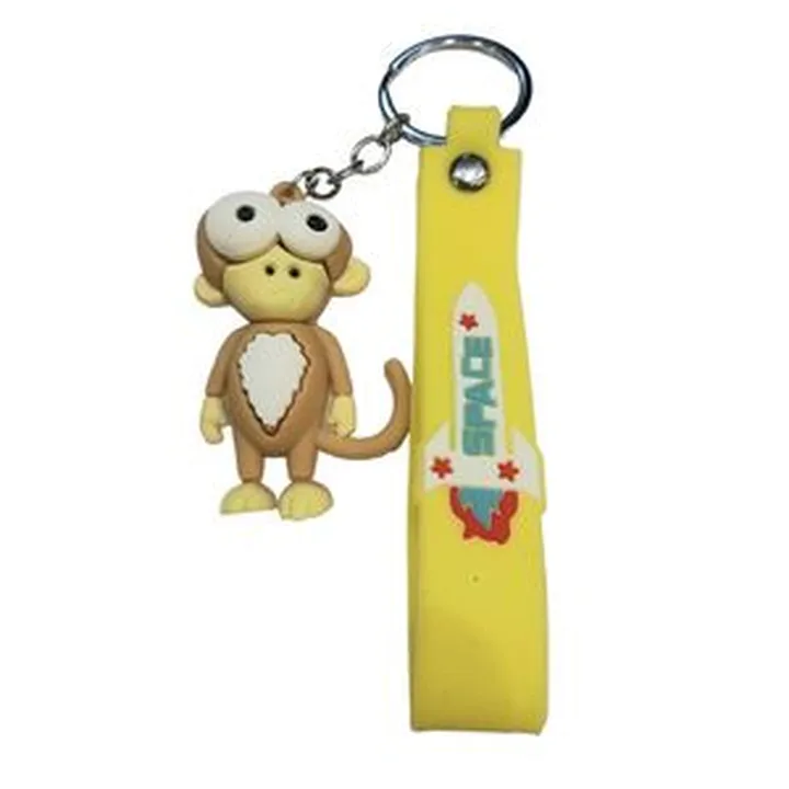 جاکلیدی مدل سیلیکونی طرح میمون بازیگوش