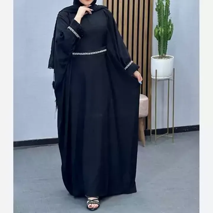 عبا الیزه آستین چین دار سلما جنس الیزه درجه یک