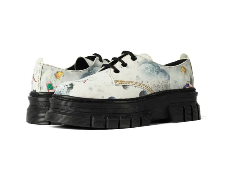 کفش کرگدن چاپی زنانه شازده کوچولو (طوسی)