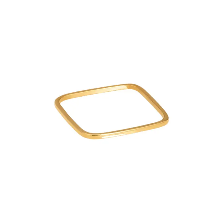 انگشتر طلا 18 عیار زنانه سنجاق مدل مربع کد 1-1R160...