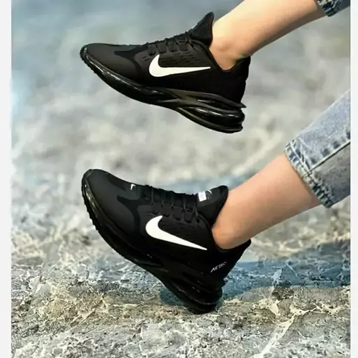 کتونی نایک مشکی و سفید زنانه دخترانه کفش ونس اسپرت اسپورت لژدار کپسولی لژ دار نایکی NIKE رانینگ ورزش�ی شیک سبک راحت نوزده