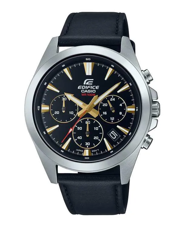 ساعت مچی مردانه عقربه ای EDIFICE کاسیو Casio مدل EFV-630L-1AVUDF