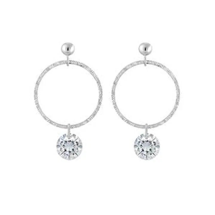 گوشواره نقره میخی زنانه اقلیمه مدل EN1928